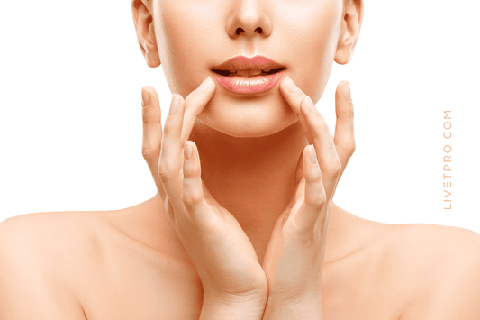 Piel saludable y luminosa que representa los beneficios del colágeno para la apariencia de la piel.