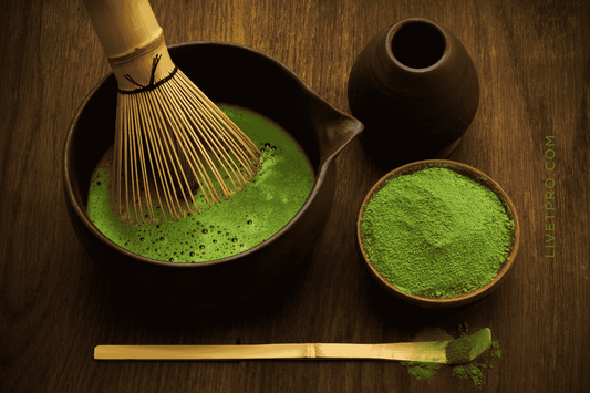 matcha ceremonial y chasen